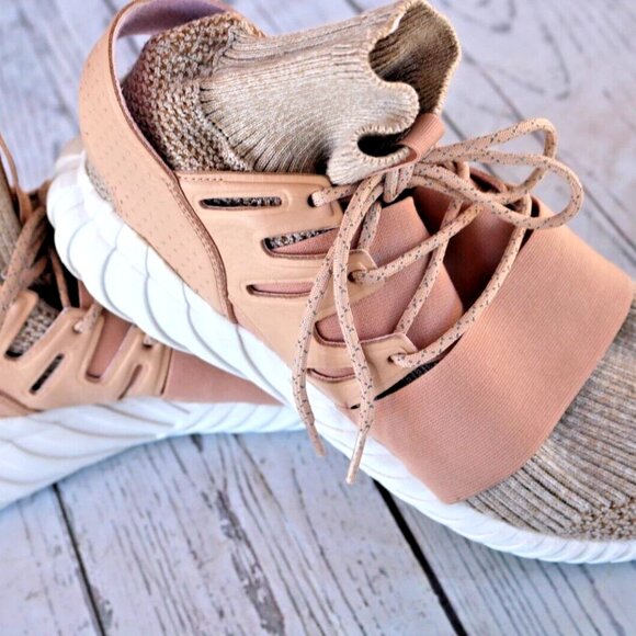 Adidas Tubular Doom Primeknit Mens Sneakers Pale Nude BB2390 main image 5